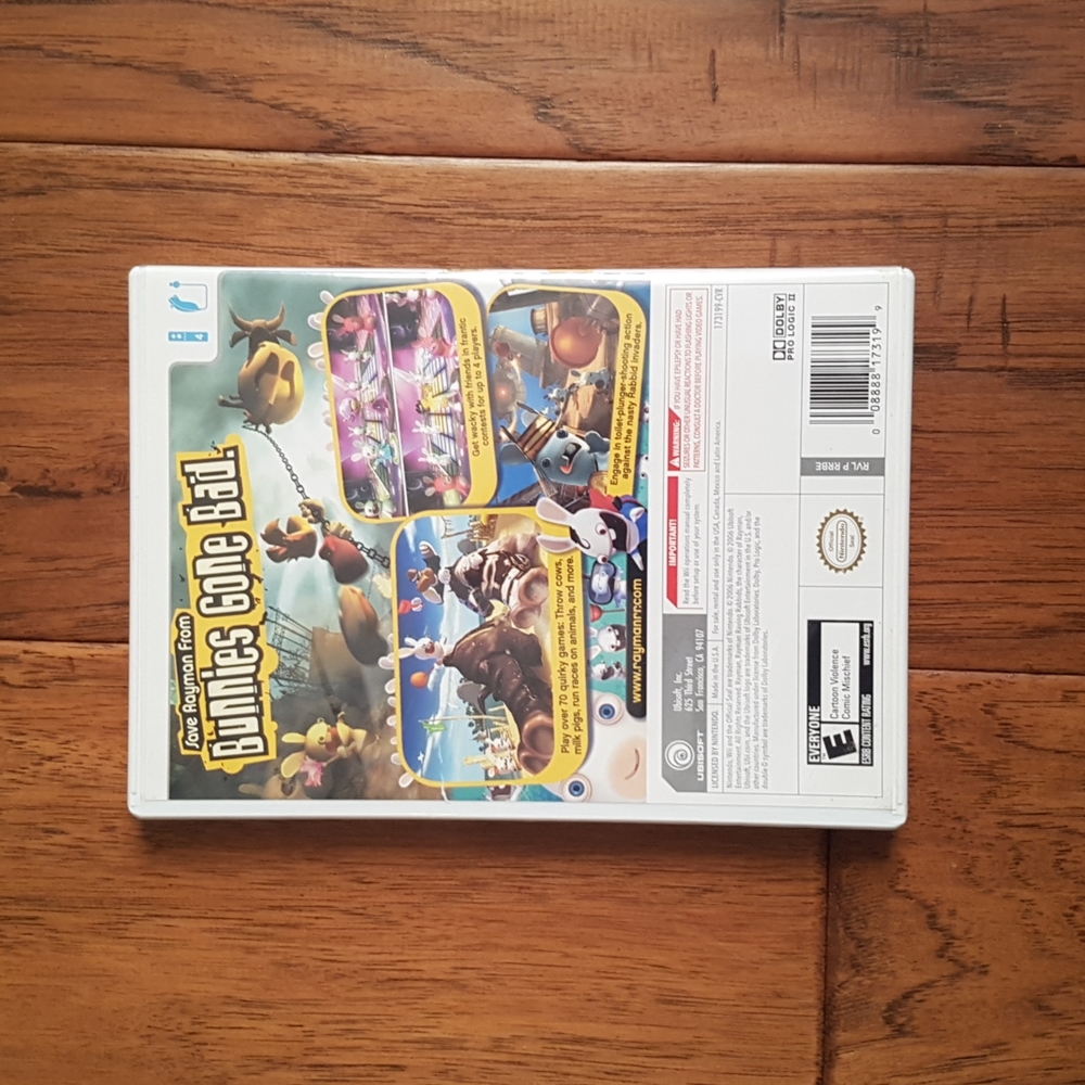Rayman Raving Rabbids Wii Video Game - Picture 5 of 7